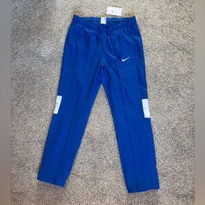 NWT Nike Women's Royal Blue Dri-FIT Track Pants Size Medium